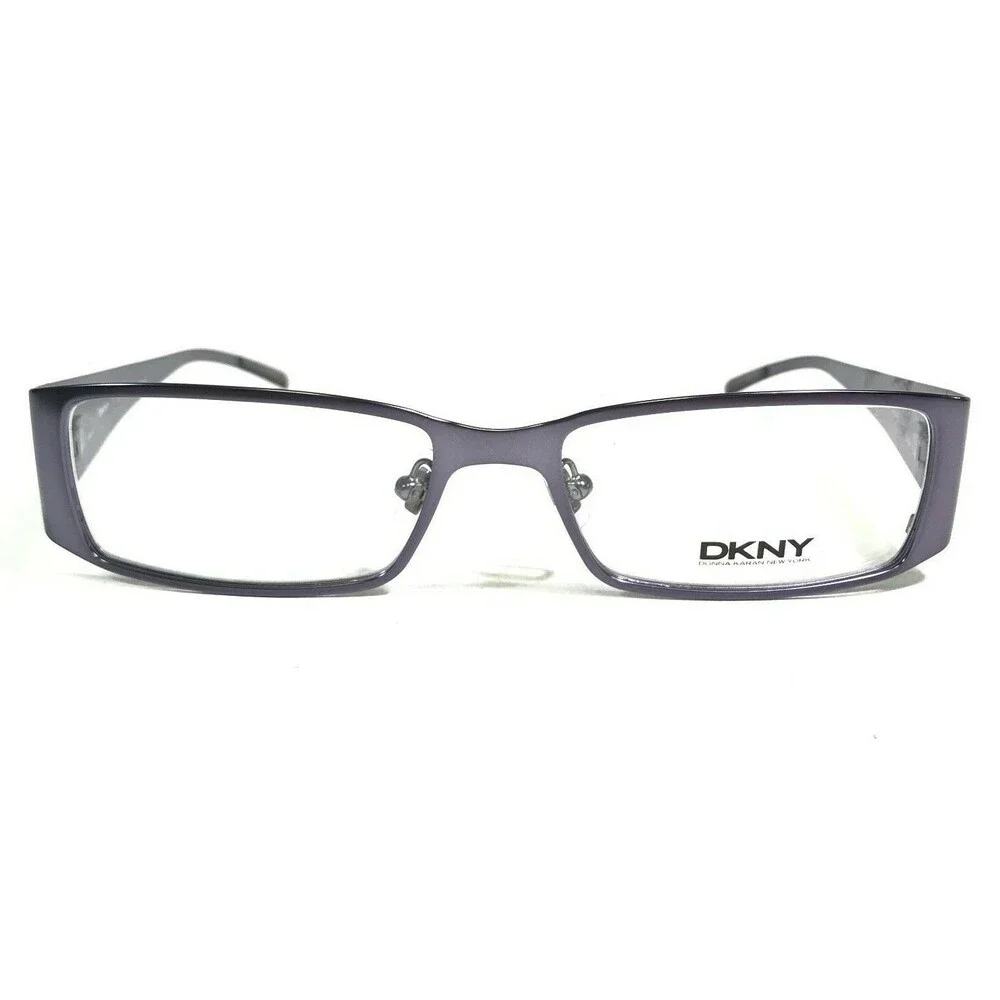 DKNY Eyeglasses Frames DY5567 1105 Shiny Purple Rectangular Full Rim 51-16-130